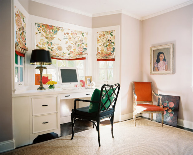 Eclectic Home Office by Hillary Thomas Designs