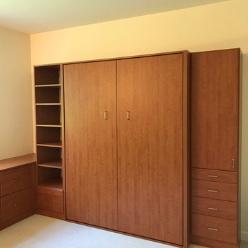 Wall Beds: An Office Becomes a Guest Room