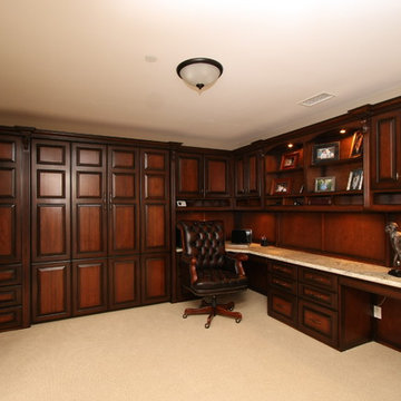 Wallbed Home-Office with Stone Top Desk