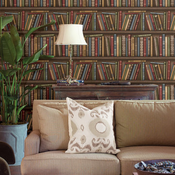 Wallpaper Perfect for a Den or Home Office