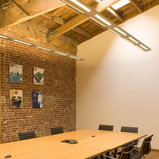 warm office lighting