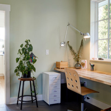 75 Home Office with Green Walls Ideas You'll Love - November, 2022 | Houzz