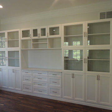 White Home Office Wall Unit