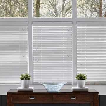 WINDOW TREATMENT IDEAS - Wood Blinds - Faux Wood Blinds