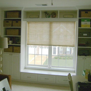 Window Wall Bookcase & Bench Seat