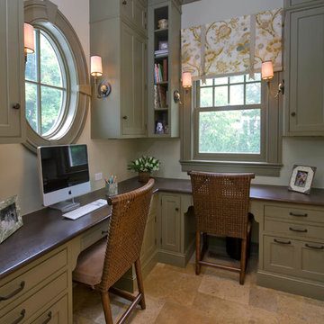 Winnetka Residence - Office off Kitchen