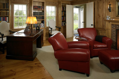 Example of a home office design in Seattle