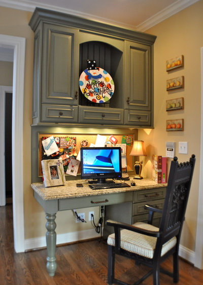 Traditional Home Office by Mike Smith / Artistic Kitchens