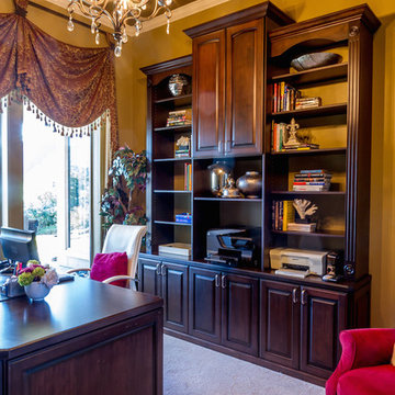 Wood Custom Home Office