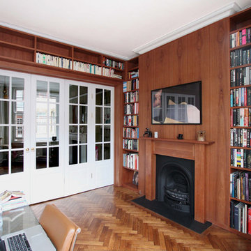 Wraparound Library & French Doors, Hampstead