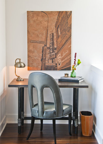 Contemporain Bureau à domicile by Katy Sullivan Designs
