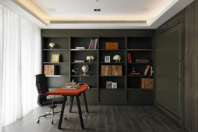 Home office - contemporary home office idea in Other