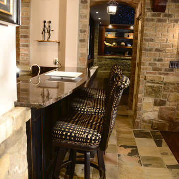 A Lower Level Meant for Entertaining