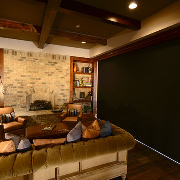 A Lower Level Meant for Entertaining