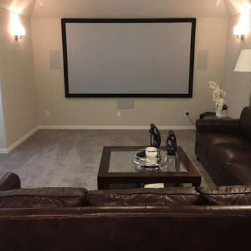 Allen Texas Home Theater Sectional Seating