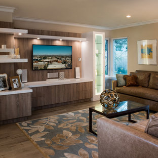 Anglin House - Finished Media Center in the Great Room
