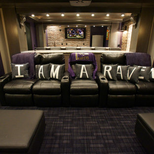 75 Beautiful Small Home Theater Pictures Ideas Houzz