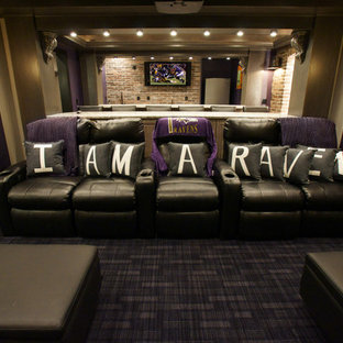 Featured image of post Small Home Movie Theater : Small home theater room ideas | green and purple crazy.