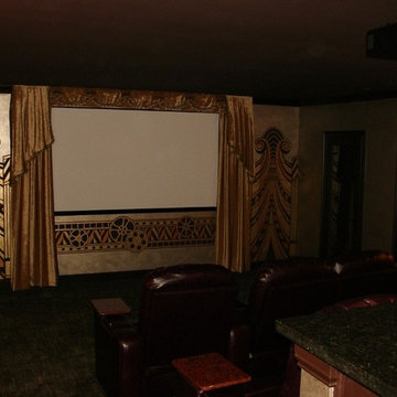 Art Deco Theater Room