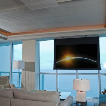Automated Projector and Screen