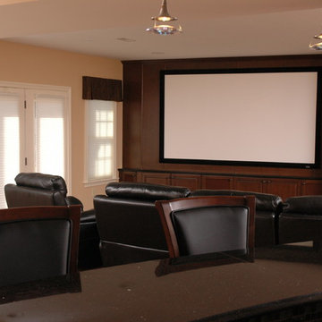 Basement With Bar, Theatre and Workout Room