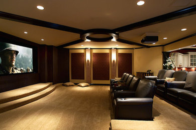 Example of a home theater design in Indianapolis
