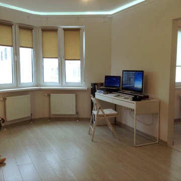 Bright contemporary in three-room apartment