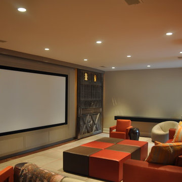 Chicago area award-winning media room