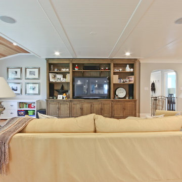 Classic Coastal Colonial Renovation - the Media Center