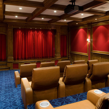 Classic Luxury Home Movie Theater