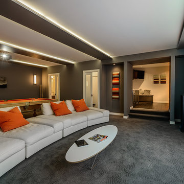 Contemporary Home Theater