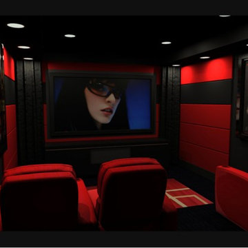 Contemporary Home Theater