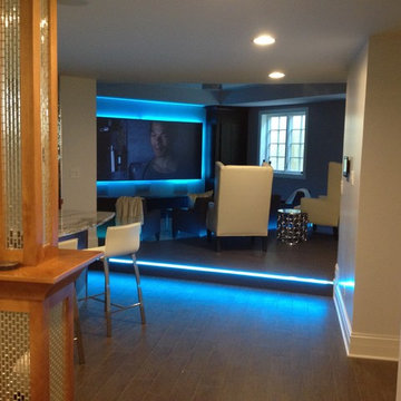 Custom Home Theater and Entertainment Space