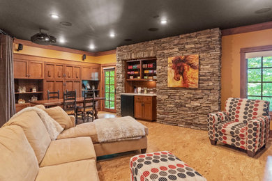 Example of a home theater design in Charlotte