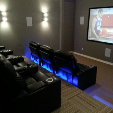 Dallas Home Theater Seating, Row One "Plaza"