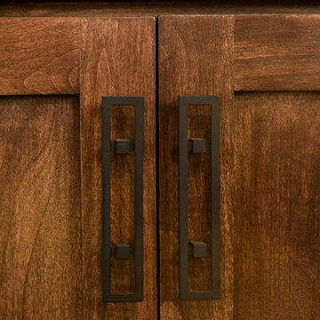 Detail of Hardware on Wet Bar
