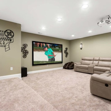 Entertaining Space, Bar, and Movie Room Addition and Remodel