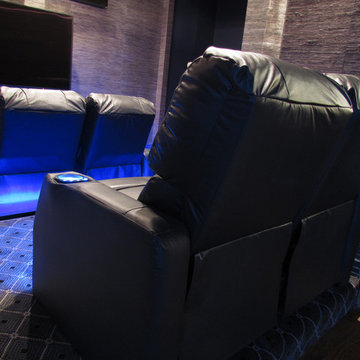 Frisco, TX Custom Theater Seating for Smaller Room