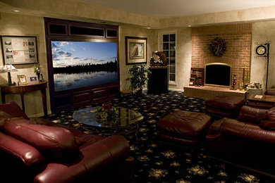 Example of a home theater design in Minneapolis