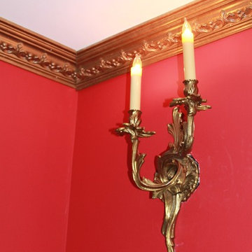 Gold crown molding