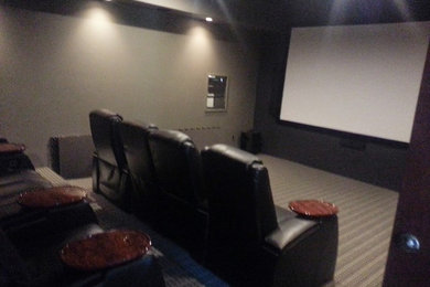 Inspiration for a home theater remodel in Phoenix