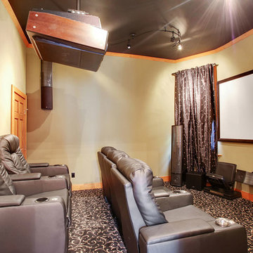 Home Remodel with Home Theater and Second Story Addition
