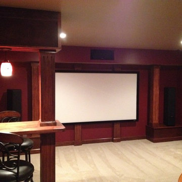 Home Theater and Wine Room