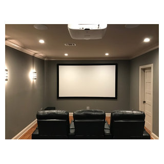 Home Bar Media Room - Traditional - Home Bar - Atlanta - by AV Solutions,  Inc.