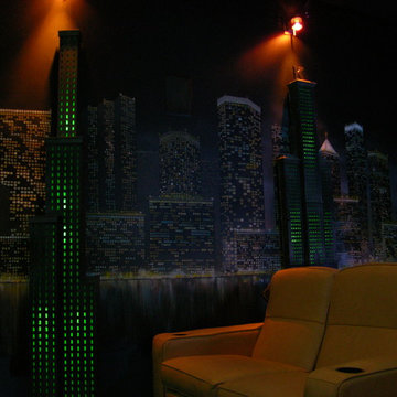 Home Theater Decor and Lighting
