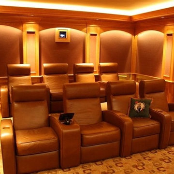 Home Theater in a Beautiful House