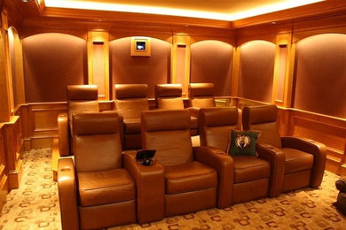 Home Theater in a Beautiful House
