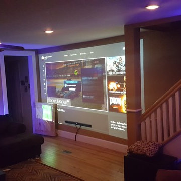 Home theater install