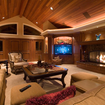 Home Theater Living Space - Bend, Oregon