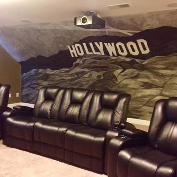 Home Theater Mural